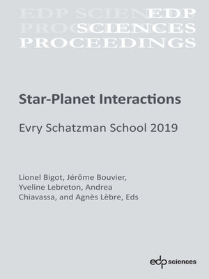 cover image of Star-Planet Interactions